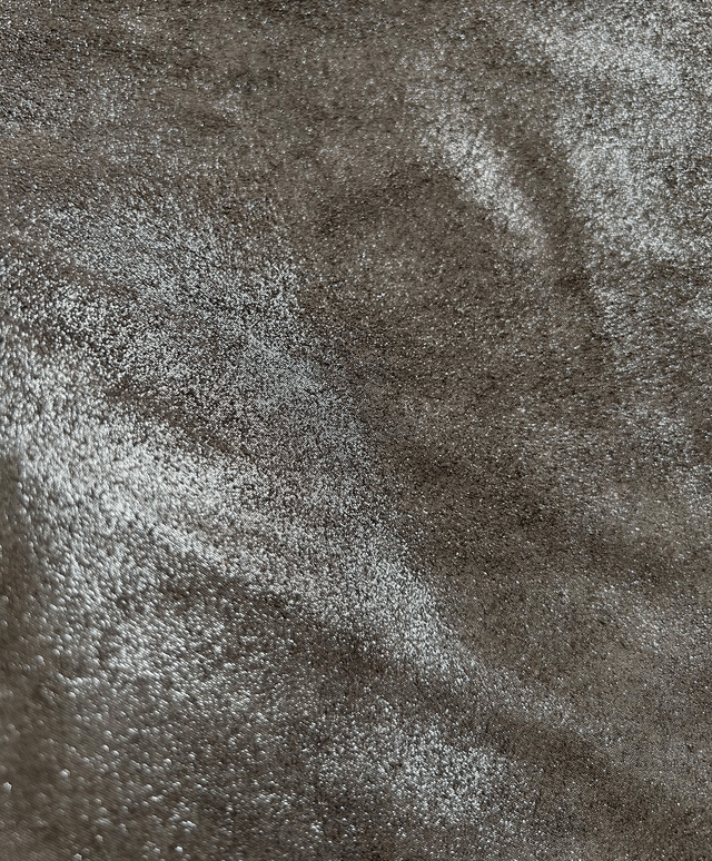 Chute de cuir marron foncé pailleté (MF1)